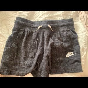 Nike heather gray shorts. Size children’s large but fits like a women small